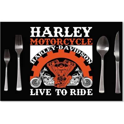 Sablio Prostírání Harley-Davidson Live to ride 40x30cm