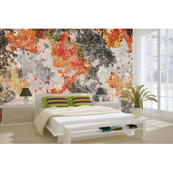 DIMEX ART s. r. o Самозалепваща се флизелинова фототапета абстрактен гръндж фон 375 x 250 см