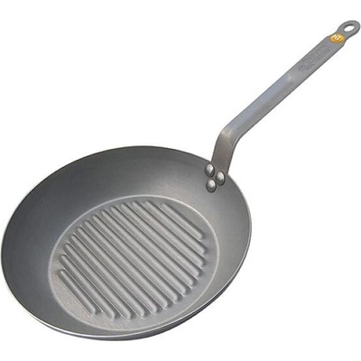 de Buyer Grilovací ocelová pánev 5613.26 MINERAL B grilovací ocel 26 cm