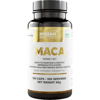 Image 1 of Human Protect Maca 500 mg | with Black Pepper Extract [100 капсули]