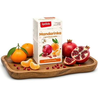 Apotheke Premier Mandarinka a granát.jablko čaj 20 x 2 g