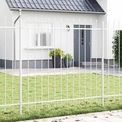 OMAXI Zahradní plot WOERDEN 3 ks 5,1 x 1,5 m Práškově lakovaná ocel 858733