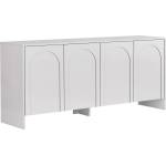 Kalune Design Бял скрин 180x80x45 cm Arlen - Kalune Design (903NRD1106)
