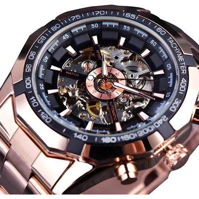 Forsining Часовник forsining to-14572 - Златен / Розов / Черен kp14572 (to-14572)