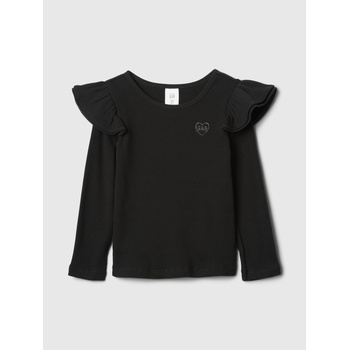 GAP Бебешки топ с воланчета GAP GAP | Cheren | Момичешки | 92