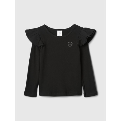 GAP Бебешки топ с воланчета GAP GAP | Cheren | Момичешки | 92