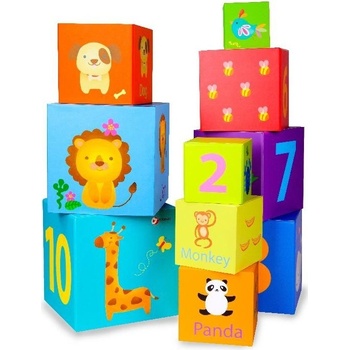 Teddies Kubus pyramida hranatá 10ks