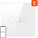 AVATTO Умен сензорен превключвател Avatto TS02-EU-W3 3 клавиша WiFi бял (TS02-EU-W3)