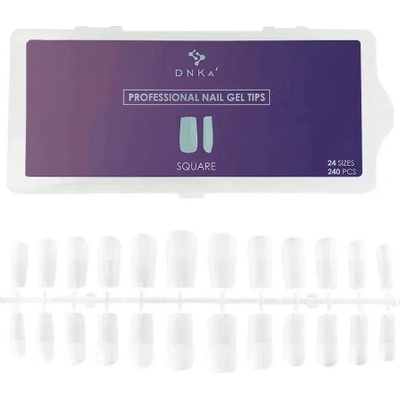 DNKa Professional Nail Gel Tips Oval gélové tipy na nechty oválne 240 ks