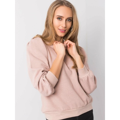 NieZnaszMnie Sweatshirt-TW-BL-G-079.18-beige ružová