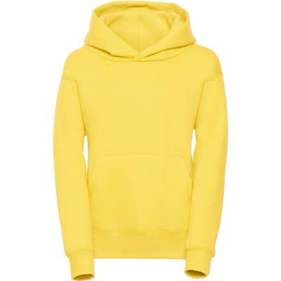 Russell mikina s kapucí 575B yellow