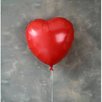460181 PartyPal Fóliový balón Stredné srdce 45cm