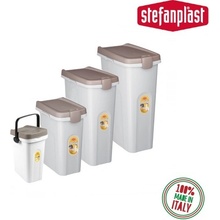 Kontejner na krmivo Fusto transparentní/popelavě hnědá 15 l