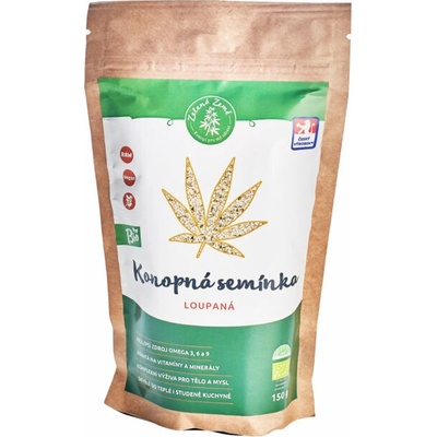 Zelená Země Bio konopné semínko loupané 150 g