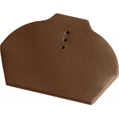 Tondach Hranice/Renoton 11 Ukončení hřebene spodní 21 cm engoba hnědá