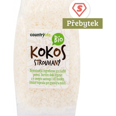 Country Life Kokos strouhaný Bio 200 g
