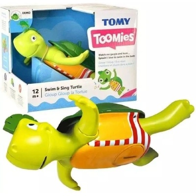 TOMY Томи: Пееща и плуваща костенурка - играчка за баня (e2712)