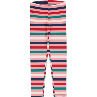 Maxomorra Dětské legíny Růžové pruhy