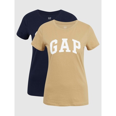 GAP Тениска с лого Gap, 2 бр. GAP GAP | Bezhov | ЖЕНИ | XS