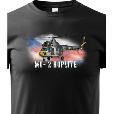 Dětské tričko Mi-2 Hoplite ČernáCanvas Dětské tričko Bezvatriko.cz 3381