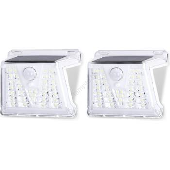 Aigostar - К-кт 2x LED Екстериорна соларна лампа със сензор LED/1, 48W/3, 7V IP65 (AI0547)