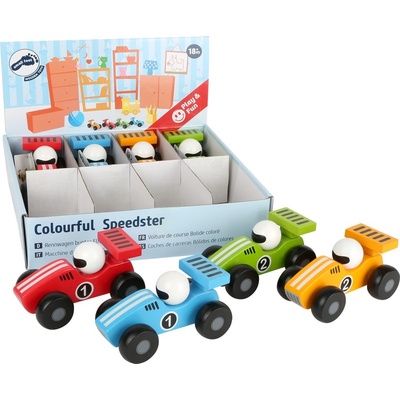 Small Foot závodní auto červená