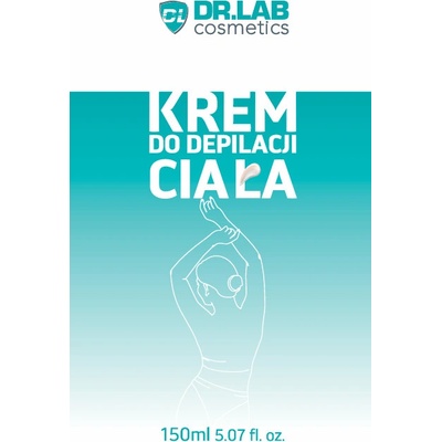 DR.LAB Cosmetics tělový depilační krém 150 ml