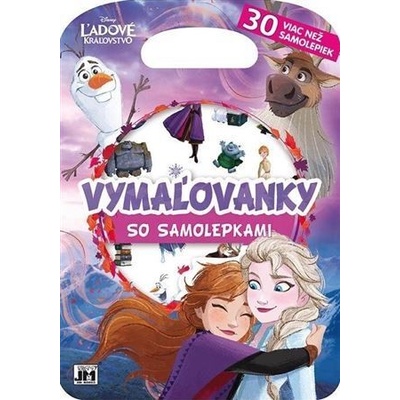 Vymaľovanky so samolepkami Ľadové kráľov
