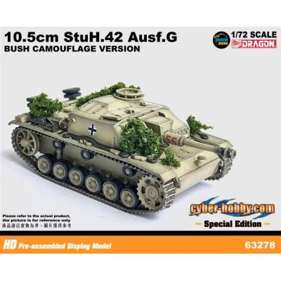 Dragon Sd.Kfz.142 2 StuH 42 G German Army PzRgt Hermann Goering #55 Italy 1945 Bush Camouflage 1:72