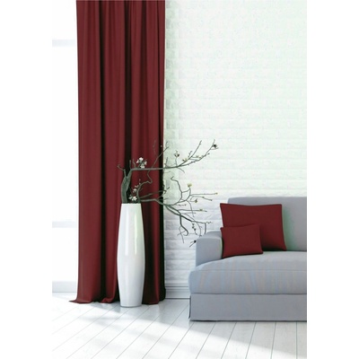 Zatemňovací dekoračný záves alebo látka, Blackout UNI 124, vínový, 150 cm 150 cm