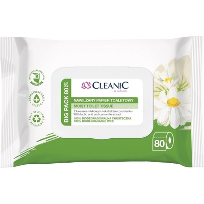 CLEANIC vlhčený CHAMOMILE 80 ks