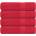 vidaXL Кърпи за баня FROGN 4 бр. Червени 100x150 см 360 г/м2 (136933)