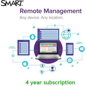 Smart Technologies Софтуер SMART Remote Management - 4-годишен абонамент (SRM-4)