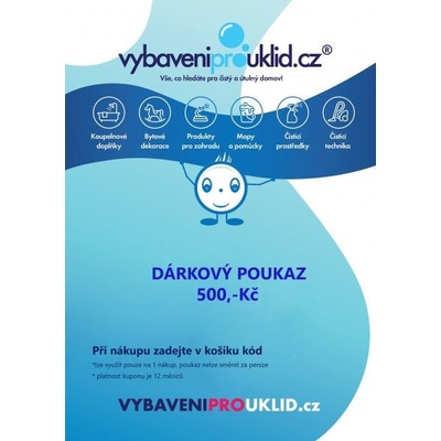 Dárkový poukaz v hodnotě 500,- vč. DPH