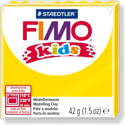 FIMO Полимерна глина Staedtler Fimo Kids, 42g, жълт 1 (23848-А-ЖЪЛТ)
