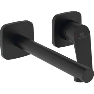 Ideal Standard Ceralife C - Смесител за вграждане за мивка, 2-дупков монтаж, копринено черен BE057XG (BE057XG)