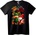 NOONEBRAND Тениска Charlie Brown & Snoopy Коледа - 3XL, Black
