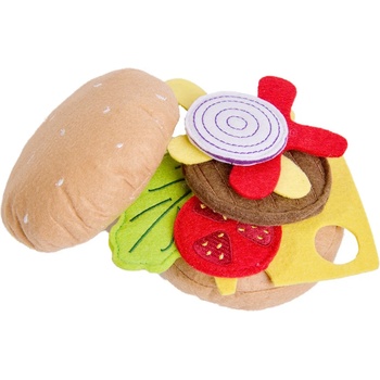 Classic World Текстилен хамбургер за игра (5065)