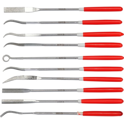 Sada pilníků YATO jehlových diamantových 3 x 140 mm 10 ks 25 mm YT-6145 – Zboží Mobilmania