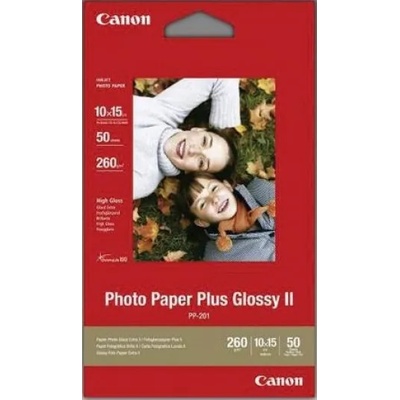 Canon PP-201 гланцирана фотохартия (10x15cm, 50 листа, 265g) (2311B003AA)