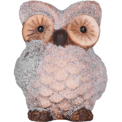 Postavička MagicHome Sova terakota 9,5 cm