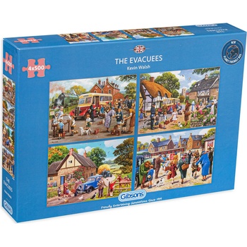 Gibsons Пъзел Gibsons от 4 x 500 части - Време за път (G5056)