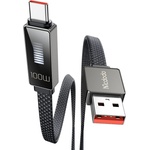 Mcdodo Кабел Rythm Series - Mcdodo (CA-4980) - USB-A → Type-C, 6A, LED дисплей, бързо зареждане, 1.2m - Черен