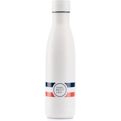 Cool Bottles Termo fľaša z nerezovej ocele XClusive Čistá biela 500 ml