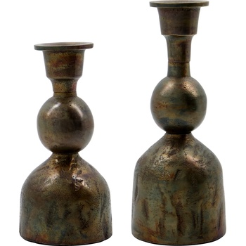 House Doctor Cast свещници за класически свещи, античен месинг, 2 бр (900000518)