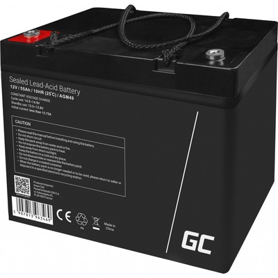 Green Cell 12V 50Ah AGM56