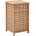 vidaXL Кош за пране 39x39x65 см масивно орехово дърво (247603)