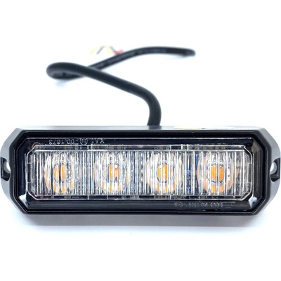 TruckLED LED CREE výstražné svetlo, 12W, 12-24V oranžové, IP67 [LW0025-ALR-1]