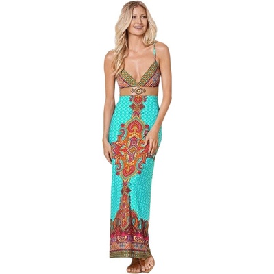 dámské etní šaty na ramínka