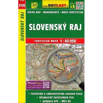 Mapa Slovenský raj